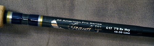 All American Pro Series Custom Graphite Fishing Rods