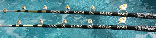 Saltwater Standup & IGFA Trolling Series Custom Graphite Fishing Rods